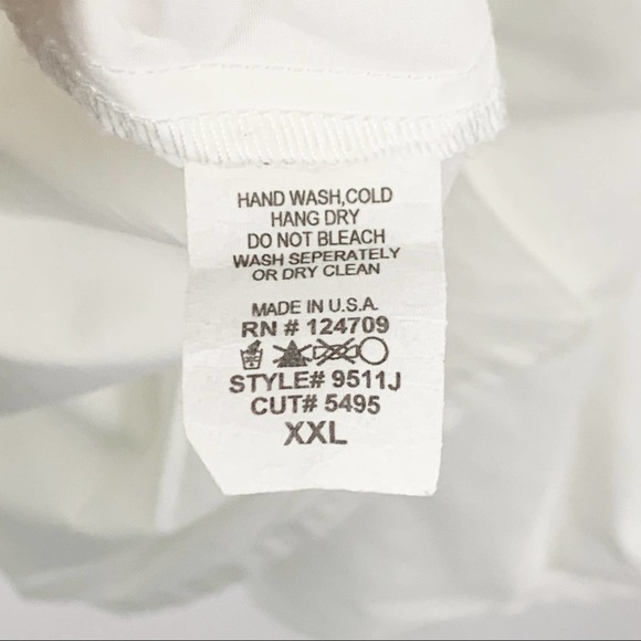 IC by Connie White Button Down Blouse XXL - Picture 4 of 6